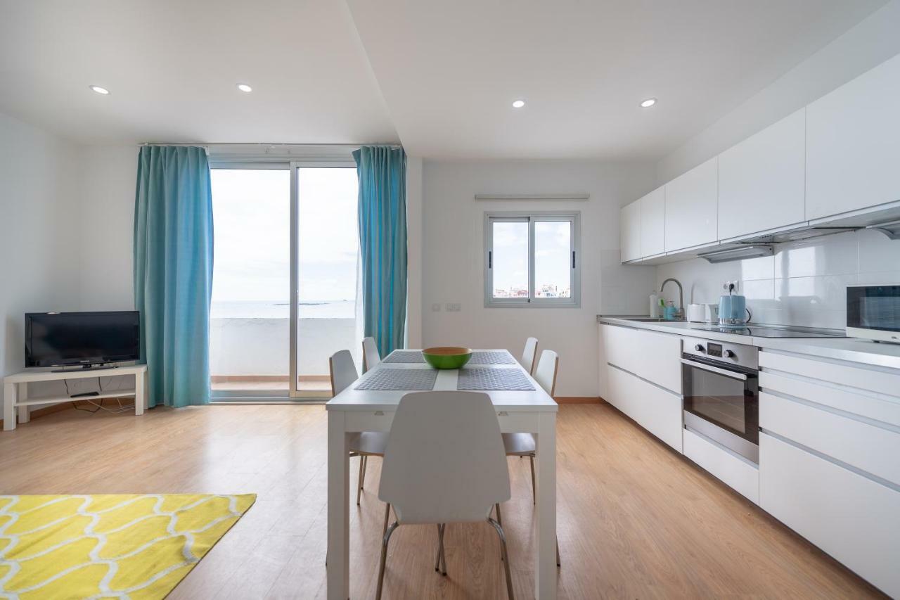 Vista Playa Y Mar - Sea View, Wifi And Ac Apartman Melenara Kültér fotó